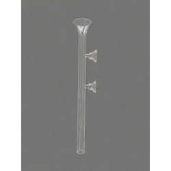Glas foderr&oslash;r m. sugekopper 25cm